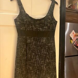 Chic Black and White Tweed Guess Dress and Jacket